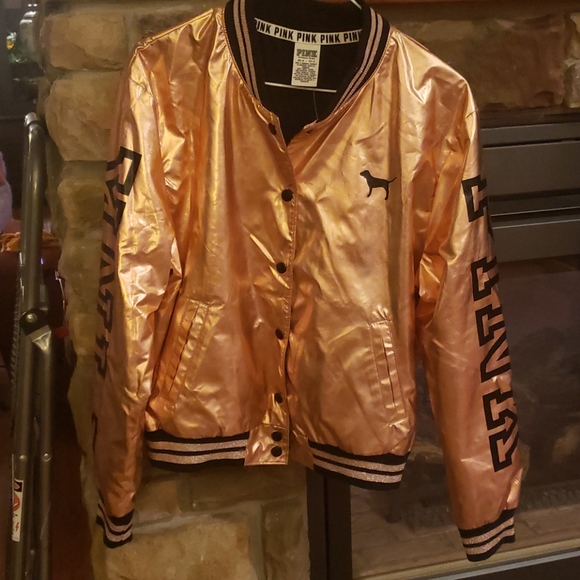 PINK ** 2016 Fashion Show Limited Edition** Bomber Style jacket- only 100 made!! - Picture 2 of 9